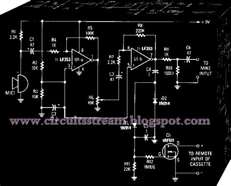 Digital Sound Activated Switch Circuit Diagram Electronic Circuit