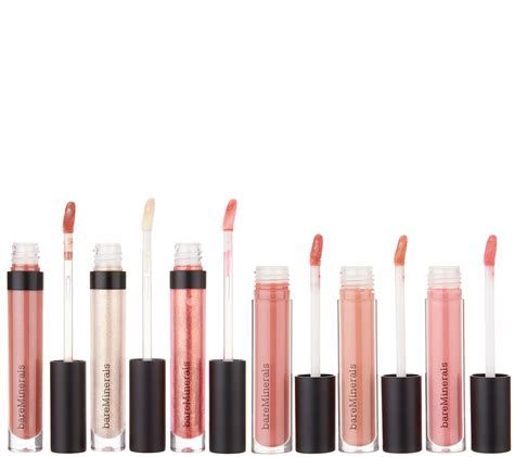 qvc beauty iq bareminerals 6 piece buttercream and moxie lipgloss collection tvshoppingqueens