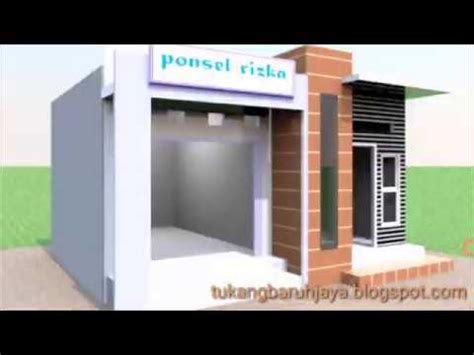 Desain ruko minimalis 1 lantai terbaru - YouTube