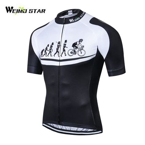 Weimostar Black Mens Cycling Jersey Bike Sports Short Sleeves Ropa Ciclismo Mtb Jersey Shirts