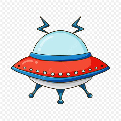 Ufo Spaceship Clipart Transparent Background Cartoon Alien Spaceship