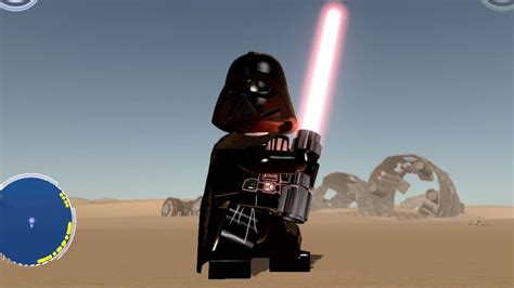 Lego Star Wars The Force Awakens Darth Vader Free Roam Gameplay