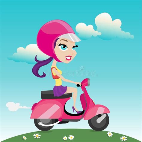 woman riding motorcycle stock vector illustration of riding 10647766