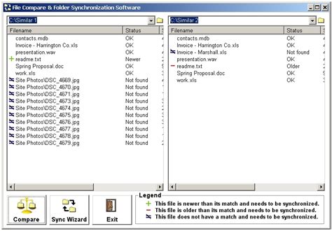 Compare And Sync Two File Folders Software Fileforum