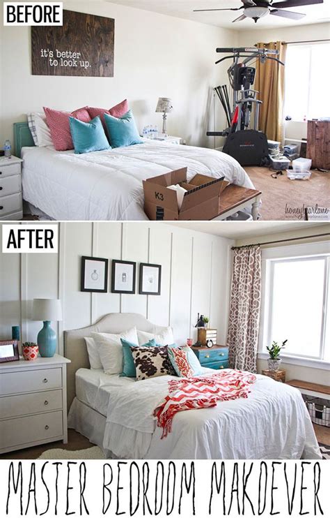 Awesome Bedroom Makeovers Before And After Pics Master Bedroom