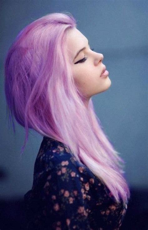Purple Pastel Dyed Hair Ombre Hair Purple Hair Violet Hair Blonde