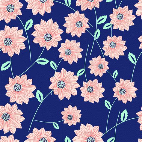 Floral Seamless Pattern Free Stock Photo Public Domain Pictures