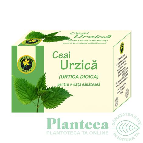Ceai Urzica G Hypericum Plant Pret Lei Planteea