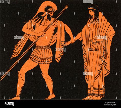 Marriage Ancient Greece Stock Photo Alamy
