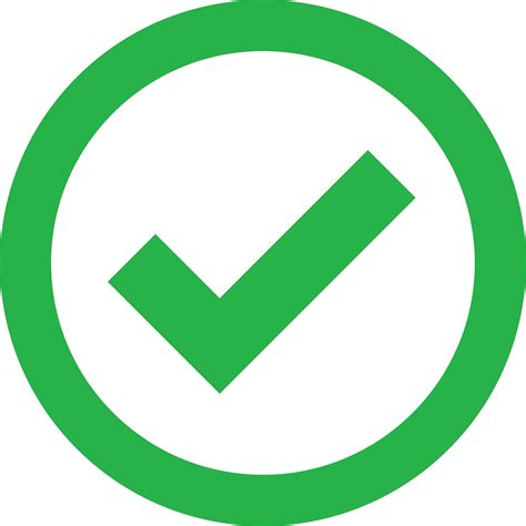Download Png Green Check Mark Completed Free Transparent P Erofound