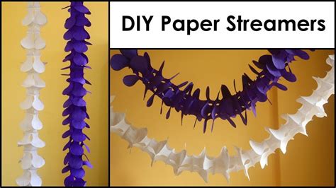 Diy Paper Decorations Paper Streamers Easy Paper Craft Ideas