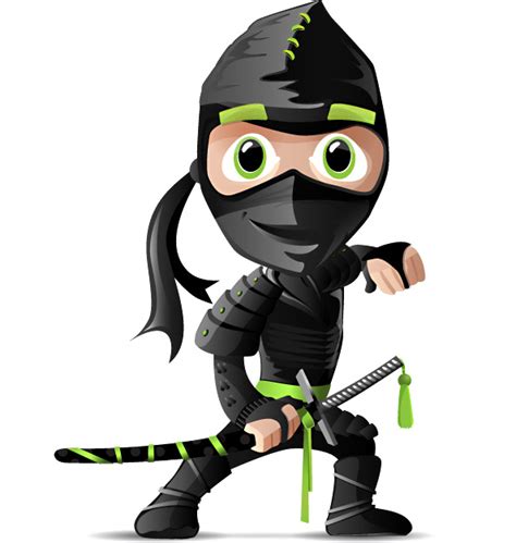 Download Ninja Vector Character - Vector Characters
