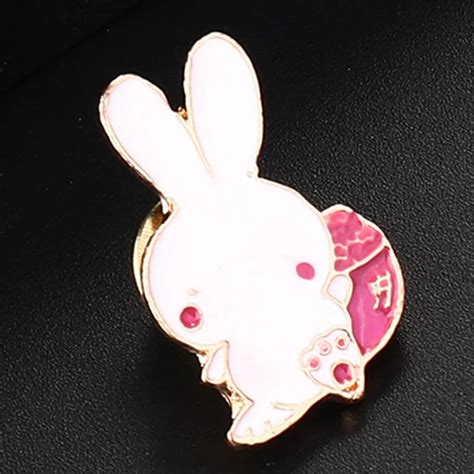 Fashion Kawaii Rabbit Enamel Pins Cute Cat Brooch Jewelry Animal Pins