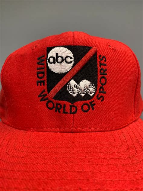 Abc Wide World Of Sports Embroidered Snapback Hat Boardwalk Vintage