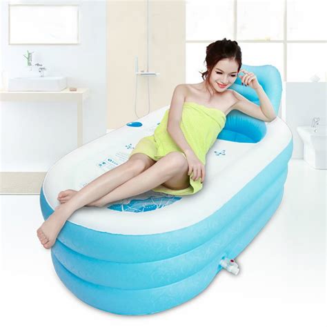 Great savings & free delivery / collection on many items. Portable Adult PVC Inflatable Bathtub with Air Pump ...