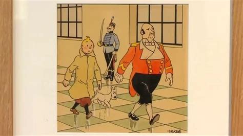 Rare Tintin Drawing Fetches Nearly 600000 At Paris Auction
