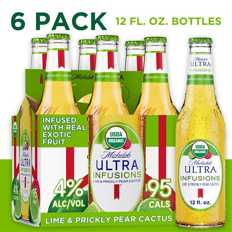 Buy Michelob Ultra Infusions Lime And Prickly Pear Cactus Light Beer 6