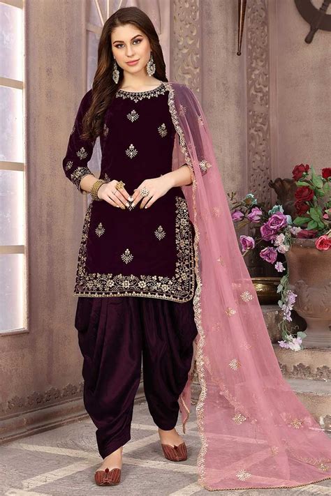 Designer Punjabi Patiala Suits And Dresses Online Shopping With Price