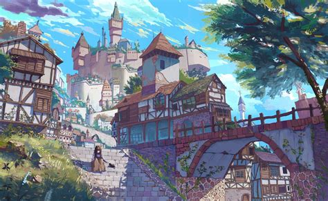 Top Imagen Anime Village Background Thpthoangvanthu Edu Vn