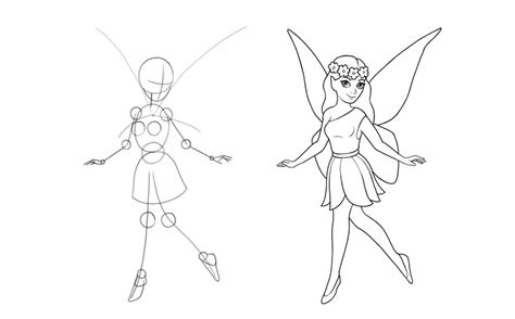 How To Draw A Fairy Step By Step