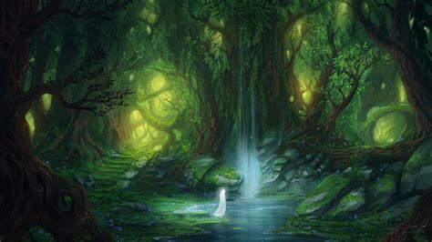 Enchanted Lake By Jjcanvas On Deviantart Enchanted Lake Fantasy