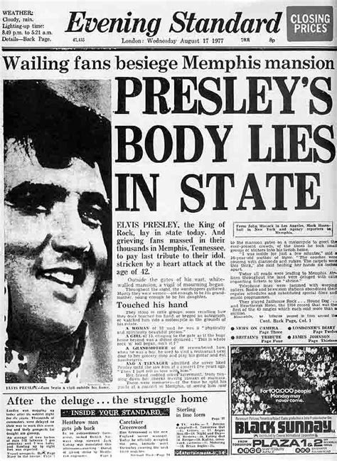 The Newspapers The Day Elvis Died 19