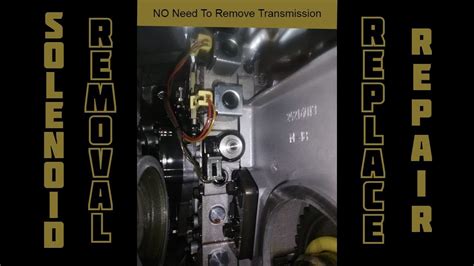 Replacing Shift Solenoid Without Removing Transmission 2006 Chevy