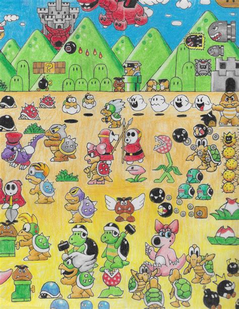 Mario Bros Collage Part 2 By Thedude32 On Deviantart