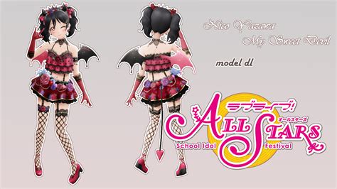 Mmd Sifas Nico Yazawa My Sweet Devil Dl By Schavel On