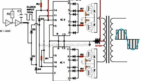 pure sine wave inverter circuit diagram