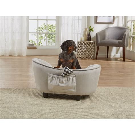 Enchanted Home Pet Ultra Plush Snuggle Dog Sofa With Cushion And Reviews