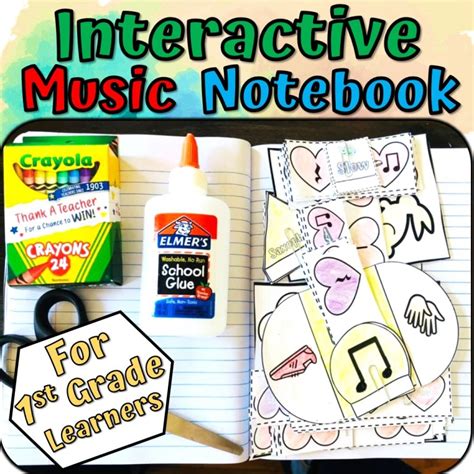 1st Grade Interactive Music Notebook Music In Everything