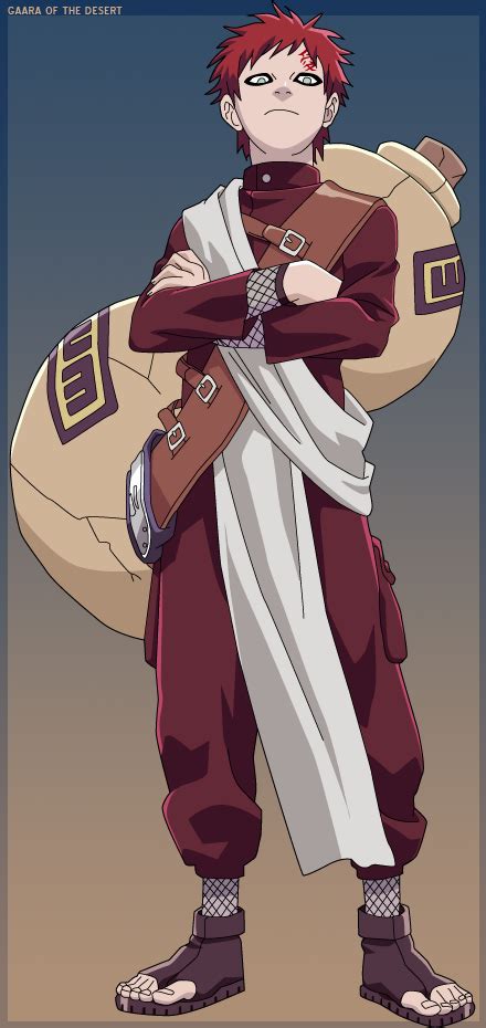 Gaara Of The Desert Vector By Green Tk On Deviantart