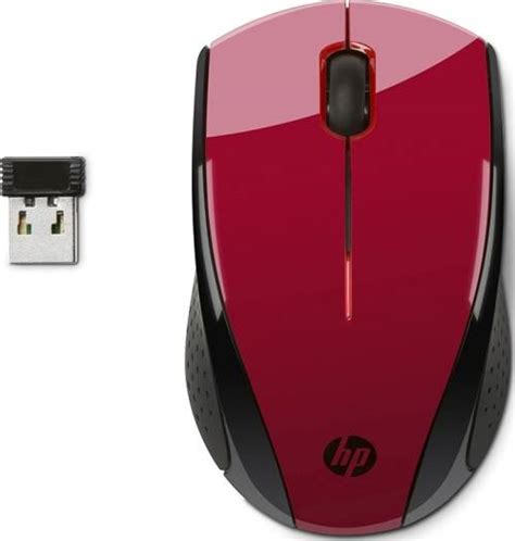 Hp X3000 Red Bs Wireless Mouse Hp M X3000 Red Buy Best Price In Uae