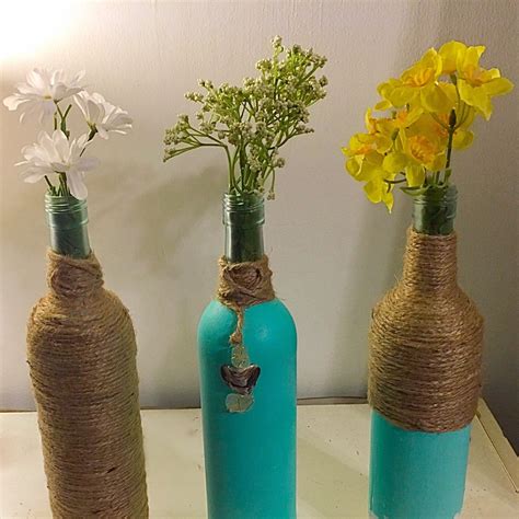 Loving These Wine Bottle Vases Need To Make Some More Wine Bottle