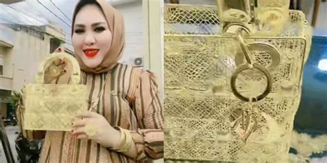 Viral Mira Hayati Juragan Skincare Makassar Pamer Tas Emas Berharga
