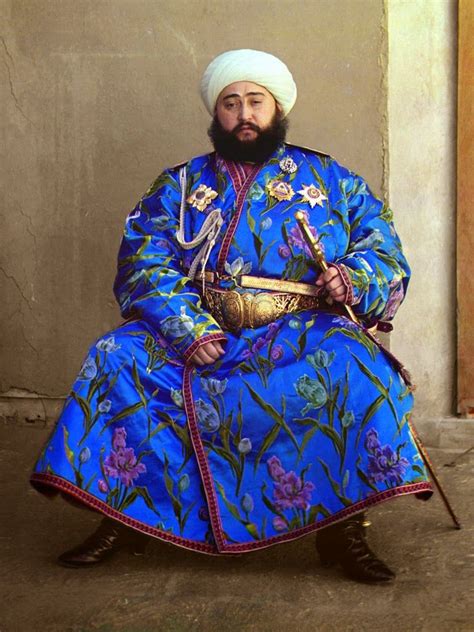 Local Fashion Traditional Costume Of The Republics Of Central Asia
