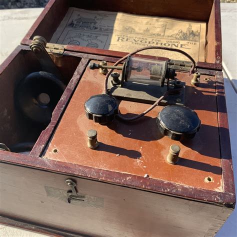 Antique Revophone Bbc Crystal Radio Set Antiquescouk