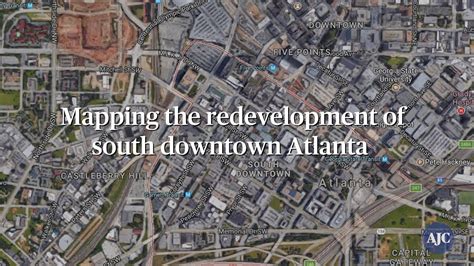 Video Mapping The Redevelopment Of South Downtown Atlanta Youtube