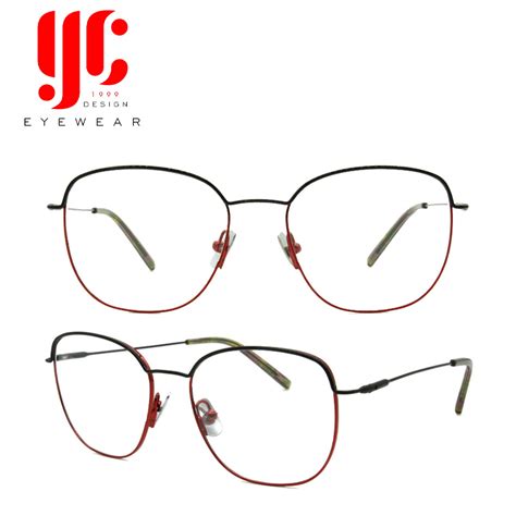 new arrival colorful frame anti blue light glasses metal slim eyewear china metal eyeglasses