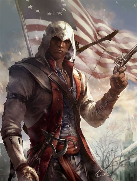 Assassins Creed Connor Kenway Fan Art Created By Aenaluck