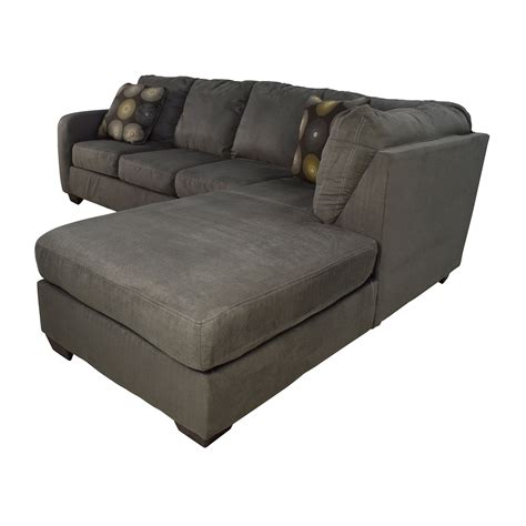 Soft fabric upholstery on a hardwood frame with overstuffed back cushions and foam seat the simple but elegant contemporary look will combo well with any furniture. 30% OFF - Ashley Furniture Ashley Furniture Waverly Gray ...
