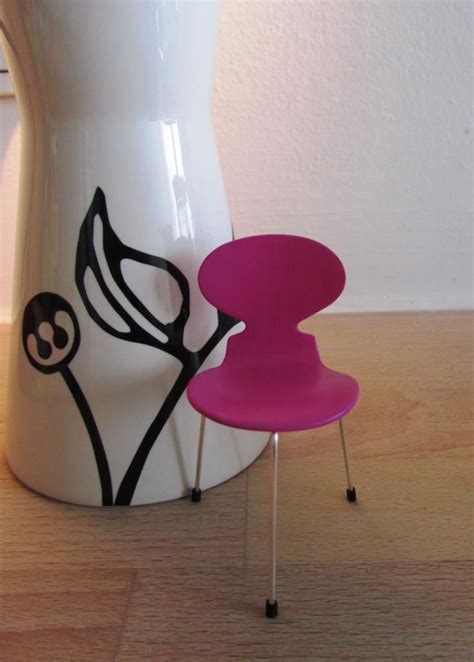 'the ant chair' was created in 1952 by arne jacobsen. danish ant chair designed by Arne Jacobsen 1:12