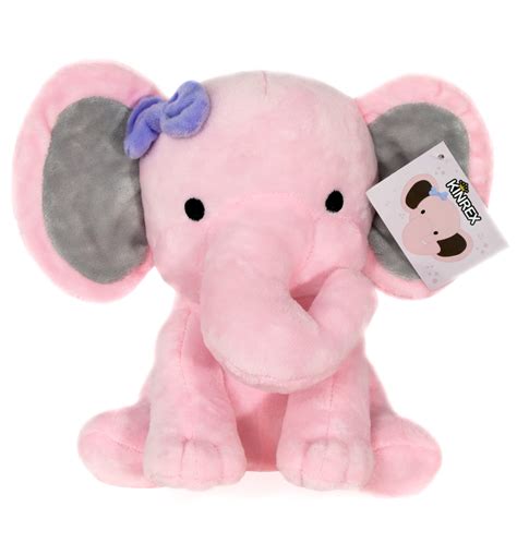 Pink Stuffed Elephant For Baby Pink Plush Elephant Stuffed Animal