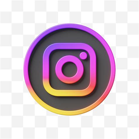 Premium Psd Instagram Social Media Icon 3d