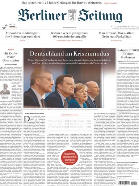 Berliner Zeitung 120320 Download Pdf Magazines Deutsch Magazines Commumity