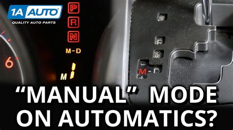 Manually Change Gears On Some Automatic Transmissions Ers System