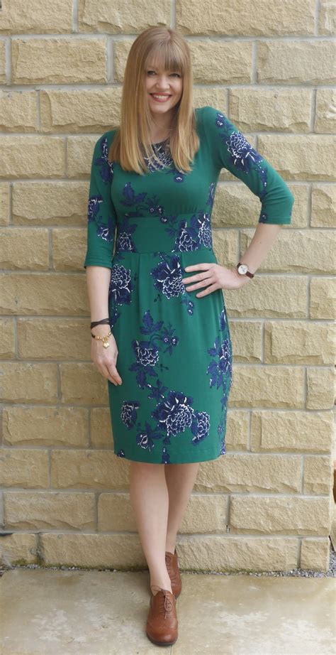 Outfitfloral Dress With Brogues And Wraparound Heart Bracelet What