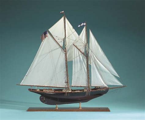 A Model Of The Grand Banks Fishing Schooner Benjamin Latham Anonymous