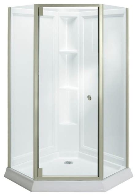 A wide variety of 42 inch shower options are available to you, such as design style, warranty, and application. Sterling Solitaire 42" Corner Shower Kit - Contemporary ...